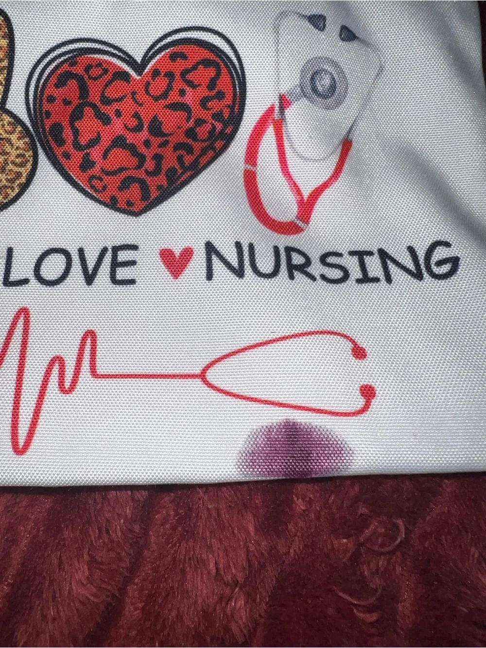 Two Nursing Cosmetic/Pencil Bags
